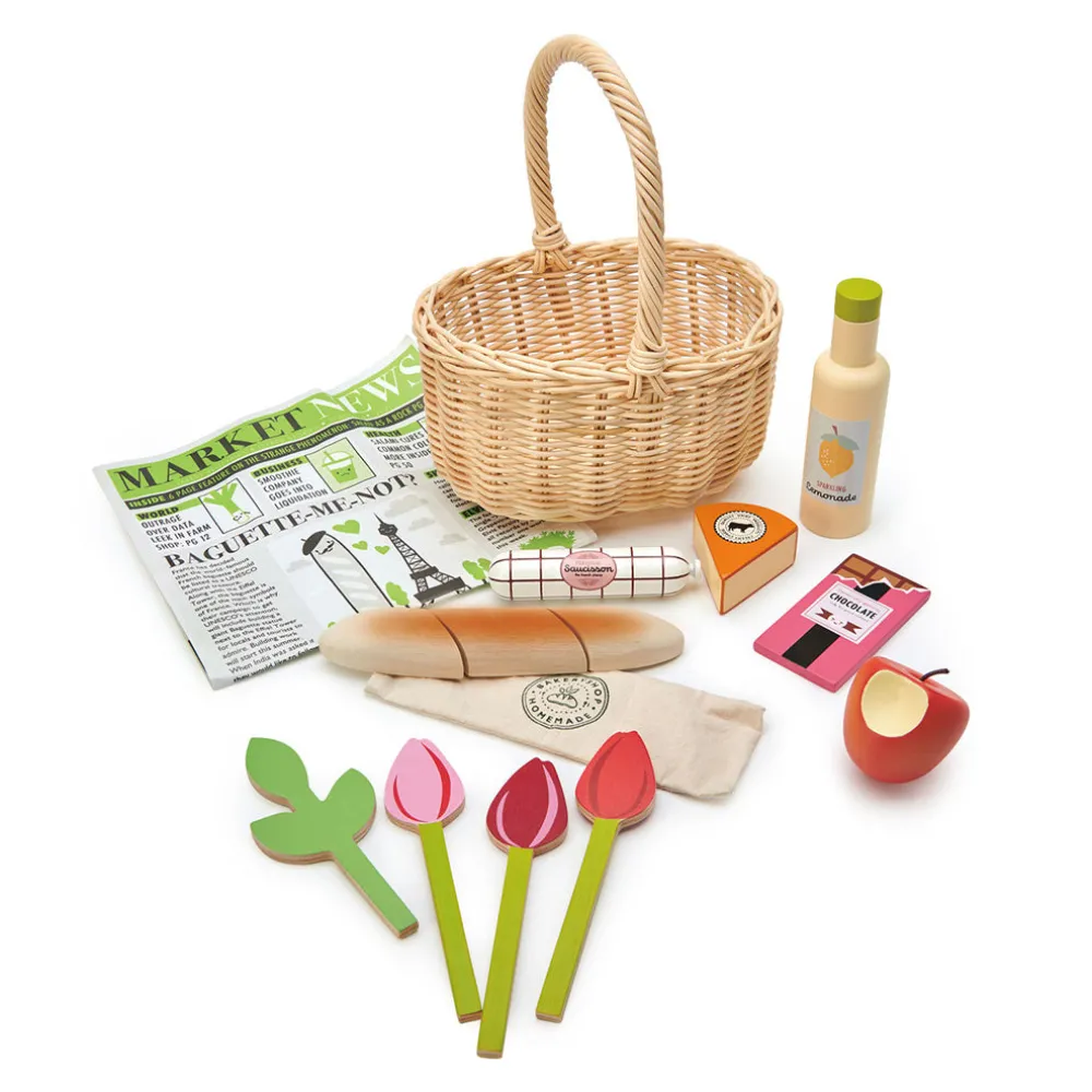 Wicker Shopping Basket