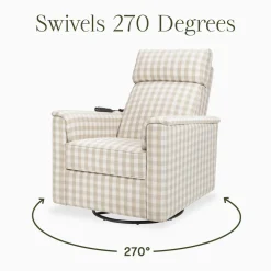 Willa Deluxe Power Recliner & Swivel Glider with Heat and Massage