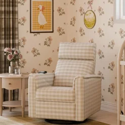 Willa Deluxe Power Recliner & Swivel Glider with Heat and Massage