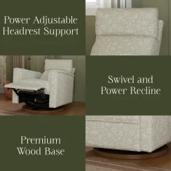 Willa Plus Power Glider Recliner with Power Headrest