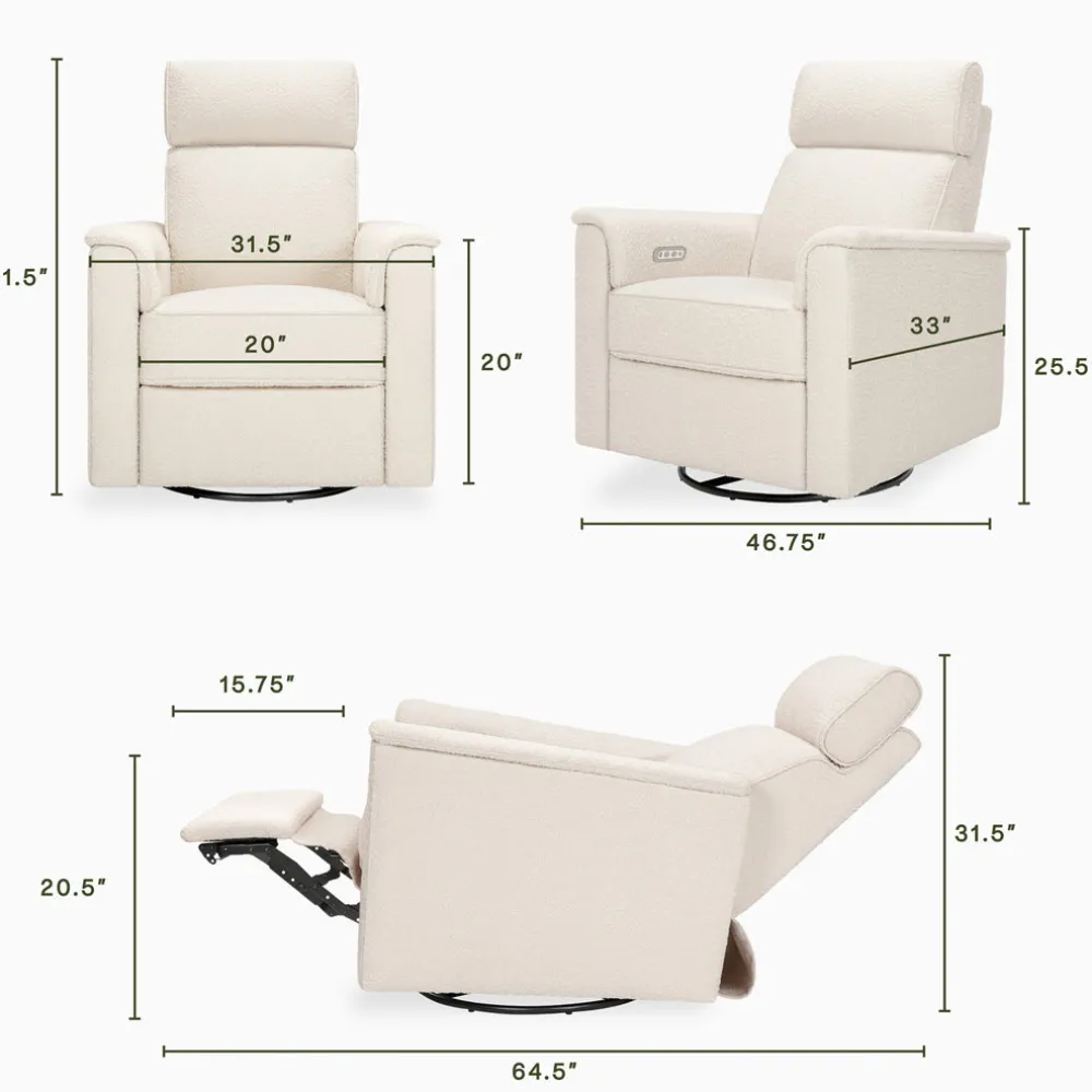 Willa Plus Power Glider Recliner with Power Headrest