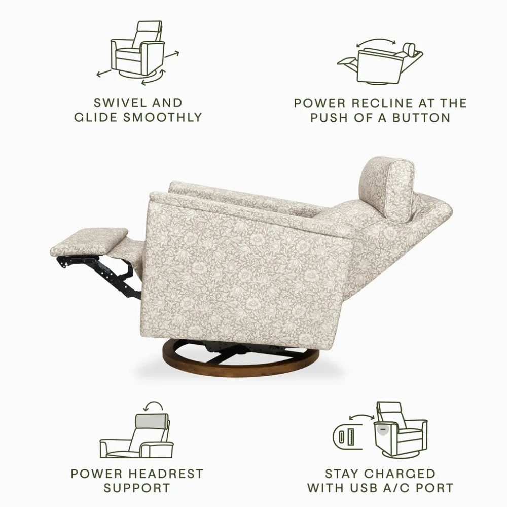 Willa Plus Power Glider Recliner with Power Headrest