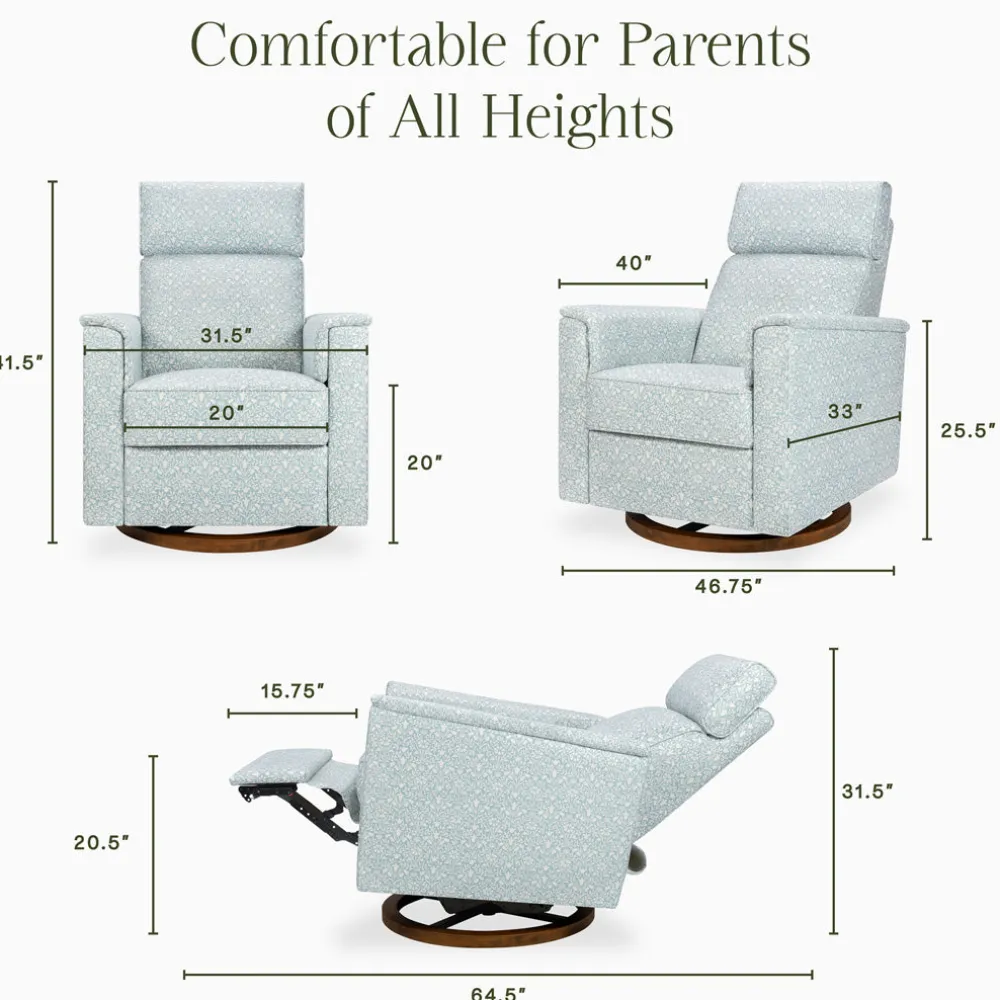 Willa Plus Power Glider Recliner with Power Headrest