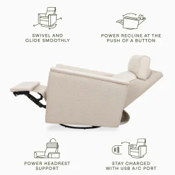 Willa Plus Power Glider Recliner with Power Headrest