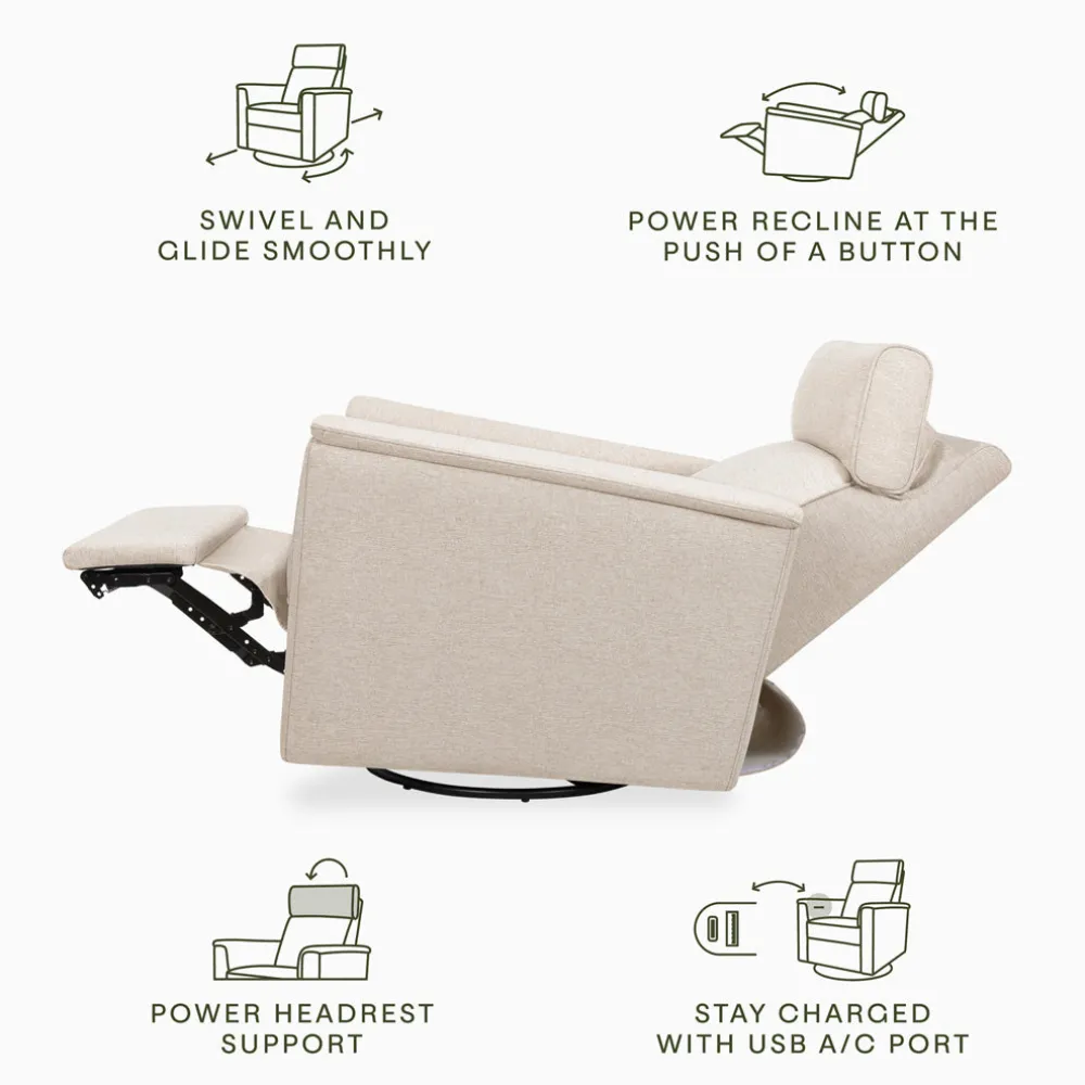 Willa Plus Power Glider Recliner with Power Headrest