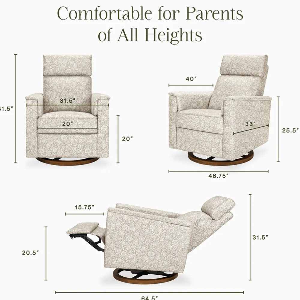 Willa Plus Power Glider Recliner with Power Headrest