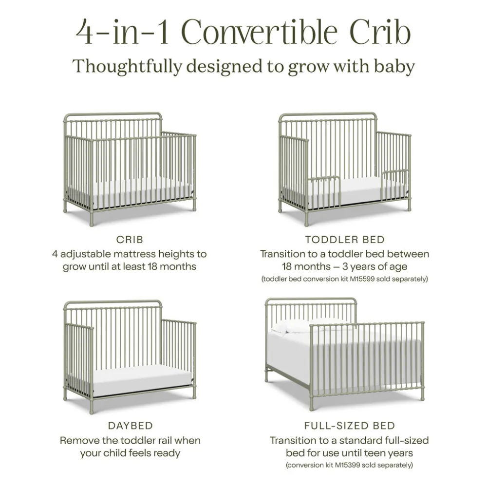 Winston 4 in 1 Convertible Crib