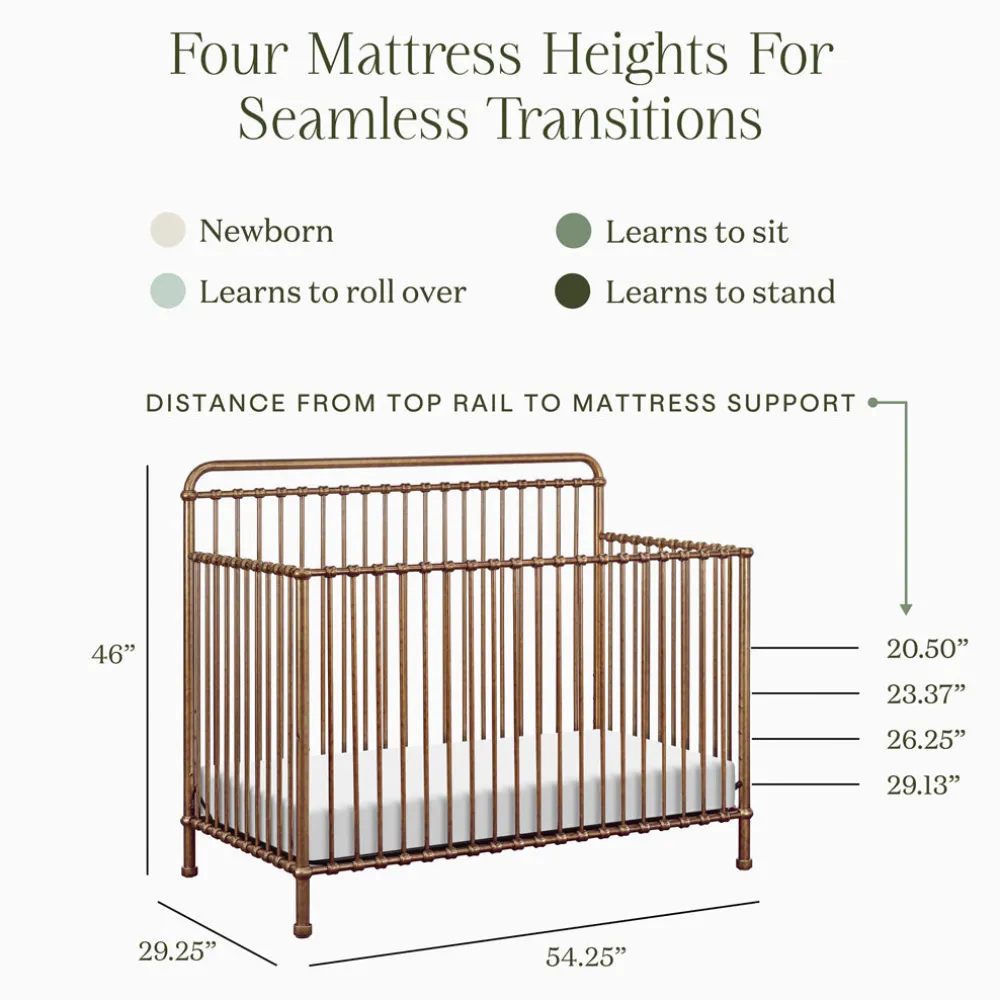 Winston 4 in 1 Convertible Crib