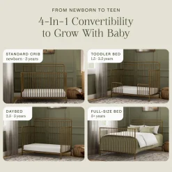 Winston 4 in 1 Convertible Crib