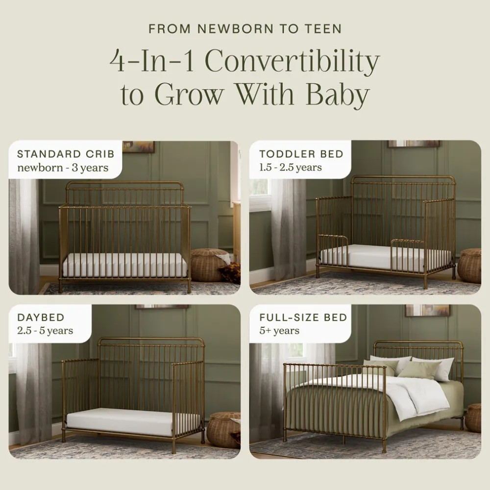 Winston 4 in 1 Convertible Crib