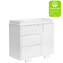 Yuzu 3-Drawer Compact Changer Dresser with Removable Changing Tray (41
