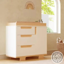 Yuzu 3-Drawer Compact Changer Dresser with Removable Changing Tray (41