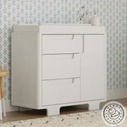 Yuzu 3-Drawer Compact Changer Dresser with Removable Changing Tray (41