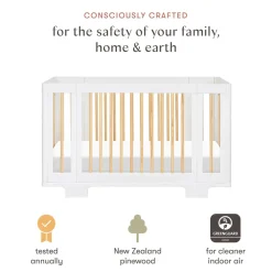 Yuzu 8-In-1 Convertible Crib With All Stages Conversion Kits