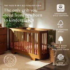 Yuzu 8-In-1 Convertible Crib With All Stages Conversion Kits