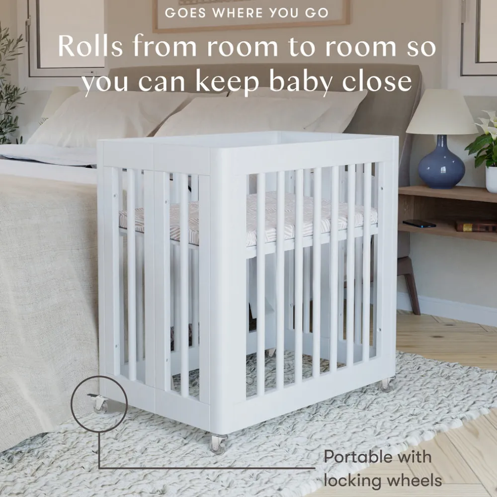Yuzu 8-In-1 Convertible Crib With All Stages Conversion Kits
